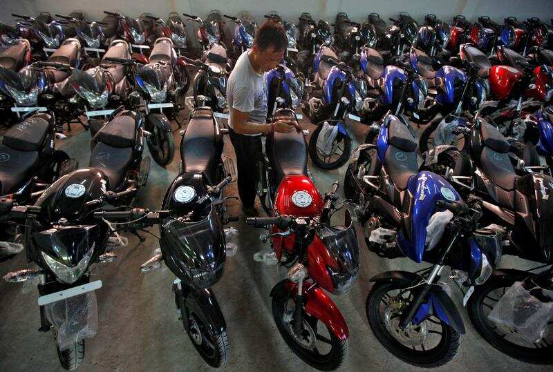 Bajaj Auto, TVS Motor, Hero Moto shares fall after two-wheeler sales decline sharply in November: Check reasons behind drop in volumes