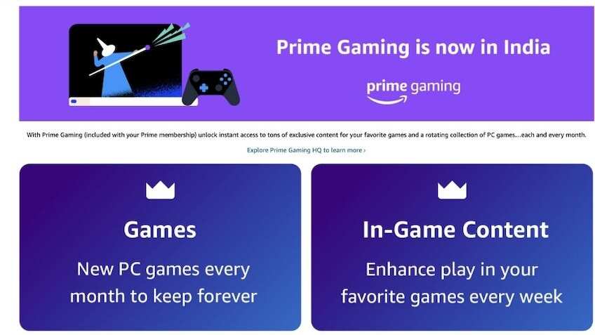Amazon Prime Gaming launched in India: Check games, registration ...