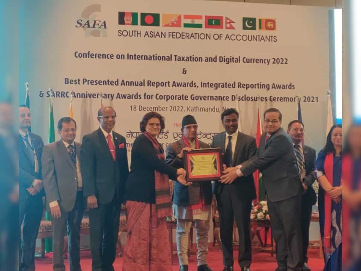 RailTel bags SAFA&#039;s Best Presented Annual Report Award