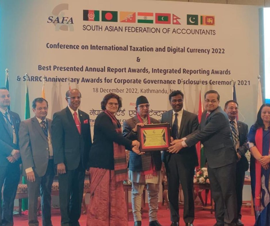 RailTel bags SAFA's Best Presented Annual Report Award