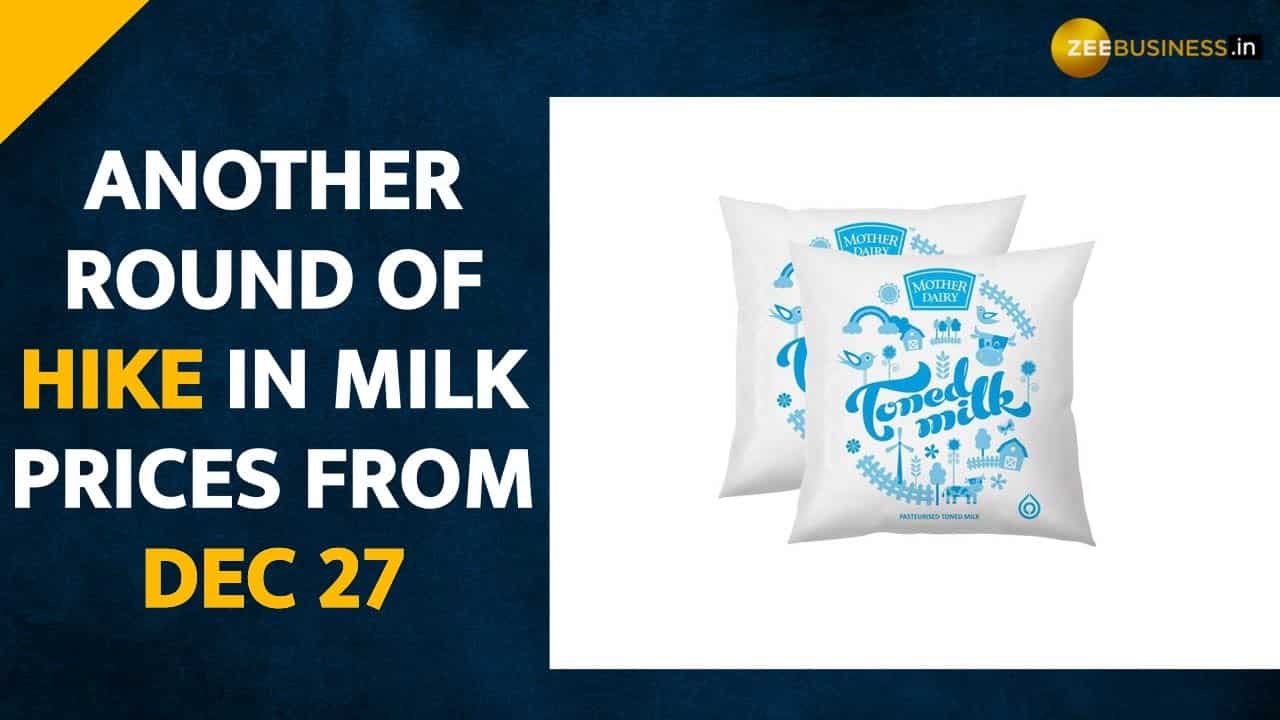 Mother Dairy to hike milk prices in DelhiNCR from December 27 Zee