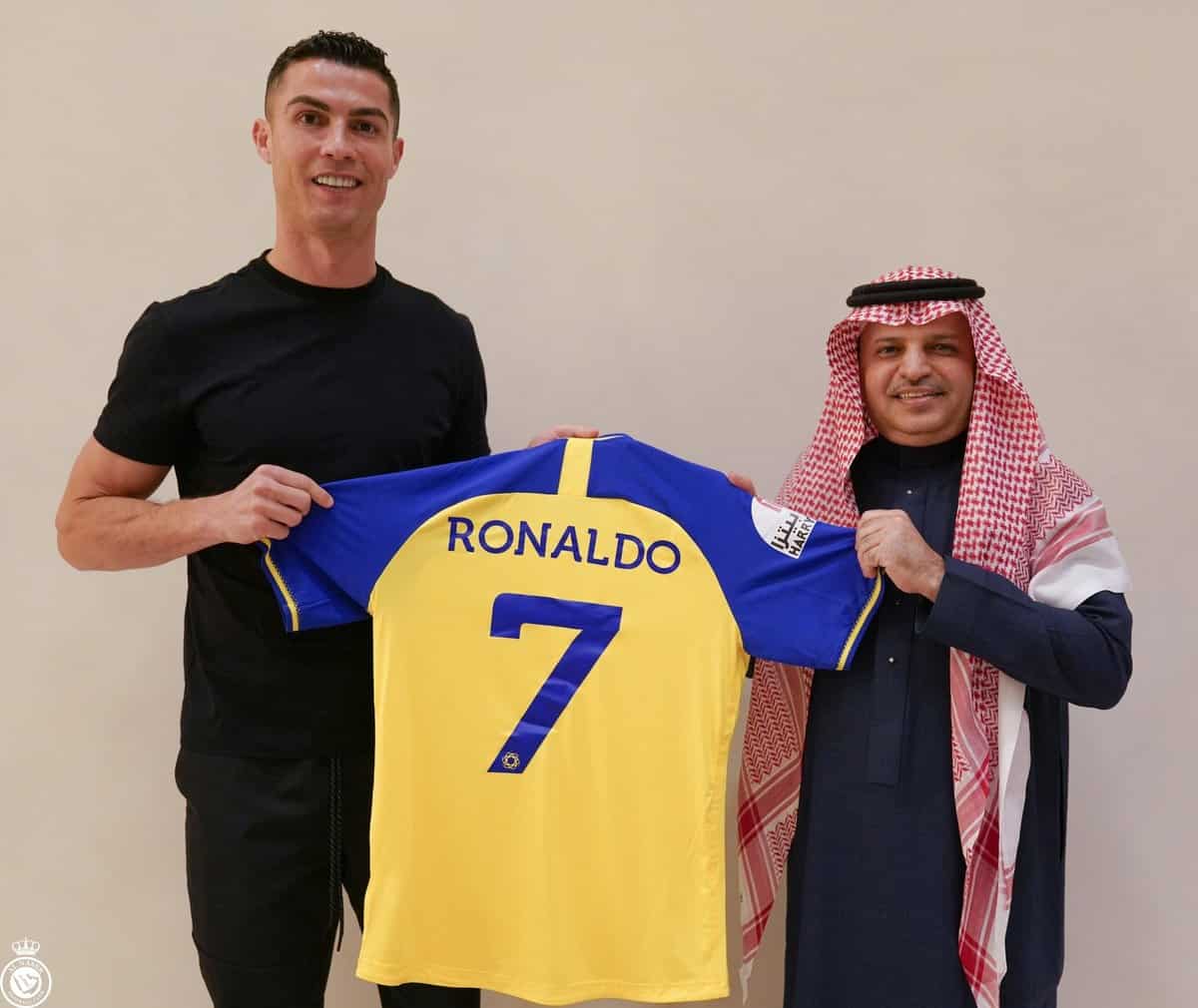 Cristiano Ronaldo signs with Saudi Arabian club Al Nassr,
