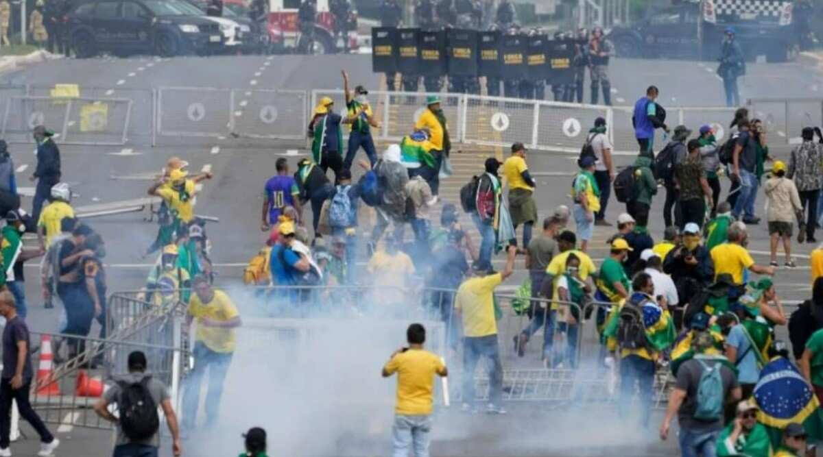 Jair Bolsonaro Supporters Creates Ruckus In Brazil's Parliament House