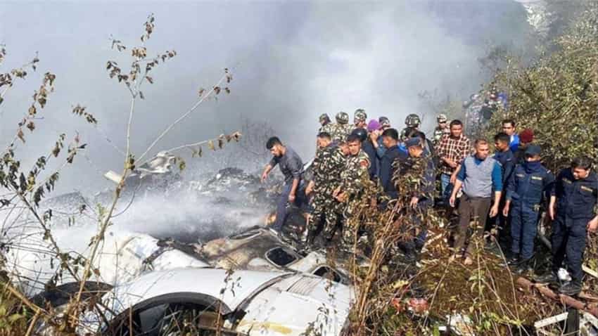 Nepal plane crash photos