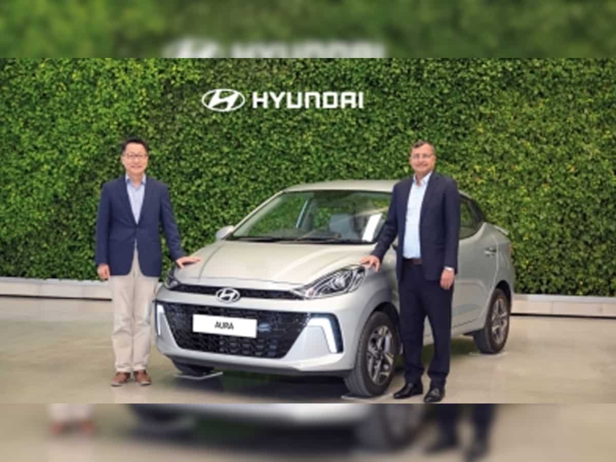 Hyundai Motor India launches new car 'Hyundai AURA', price starts at Rs ...