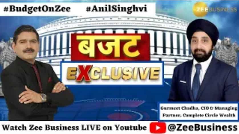 Budget 2023: Watch Anil Singhvi's Exclusive Conversation With Gurmeet Chadha, CIO & Managing Partner, Complete Circle Wealth