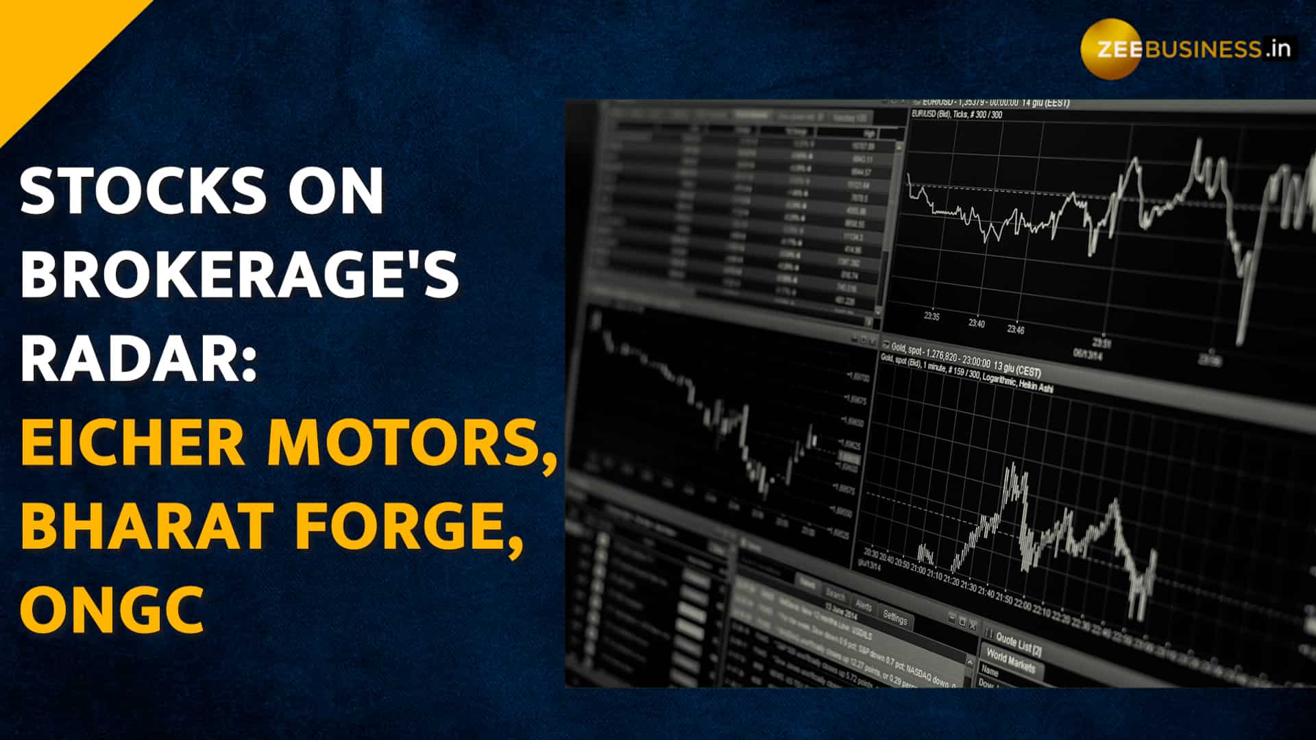 Eicher Motors, ONGC, Bharat Forge among top brokerage calls this week