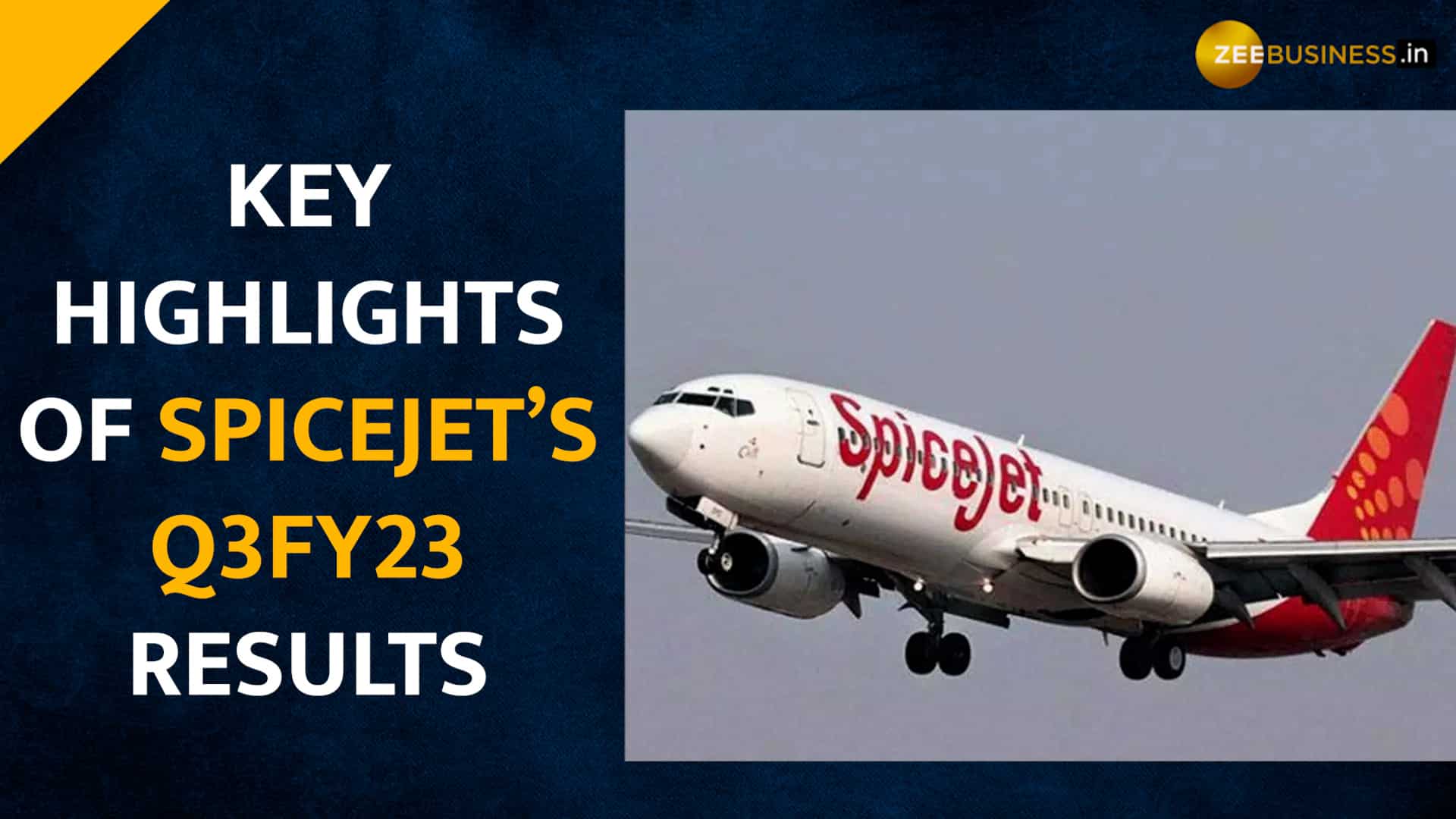 SpiceJet Q3 Results The lowcost carrier’s net profit surged 2.6 times to Rs 110.5 crore Zee