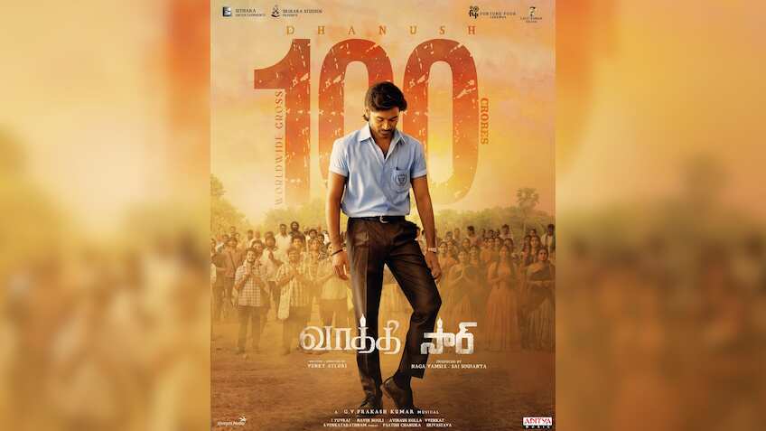 Vaathi Box office collection: Dhanush-starrer enters Rs 100 crore club 