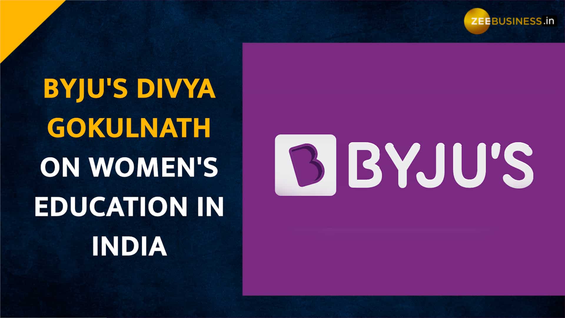 International Women's Day 2023: BYJU's Gokulnath talks about Women Entrepreneurship, Digital India