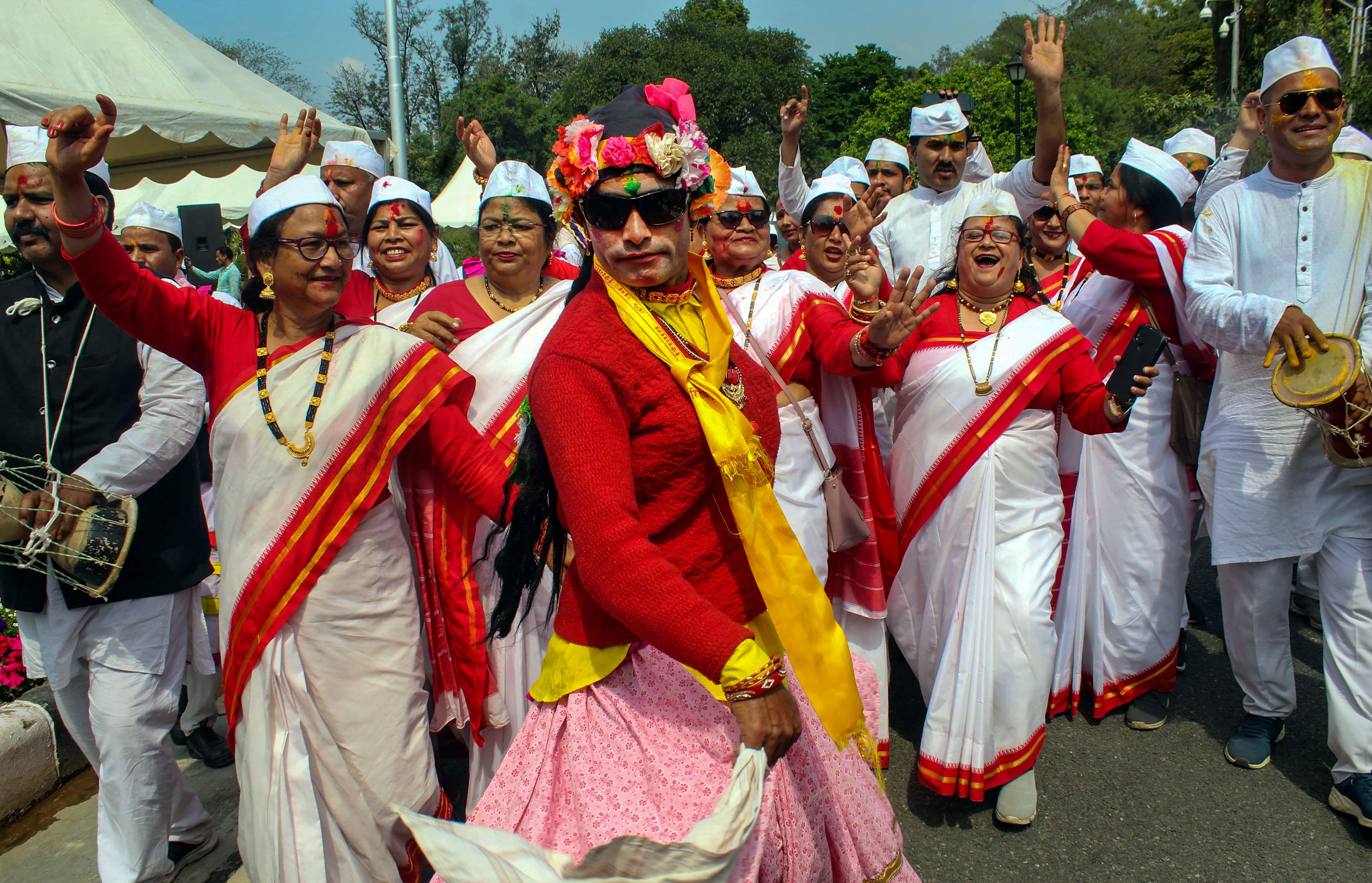 Holi celebration in Dehradun