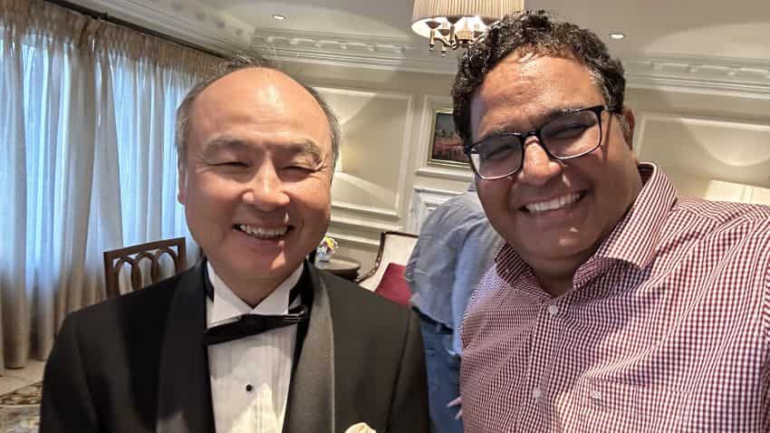 Paytm founder posted a selfie with Softbank CEO