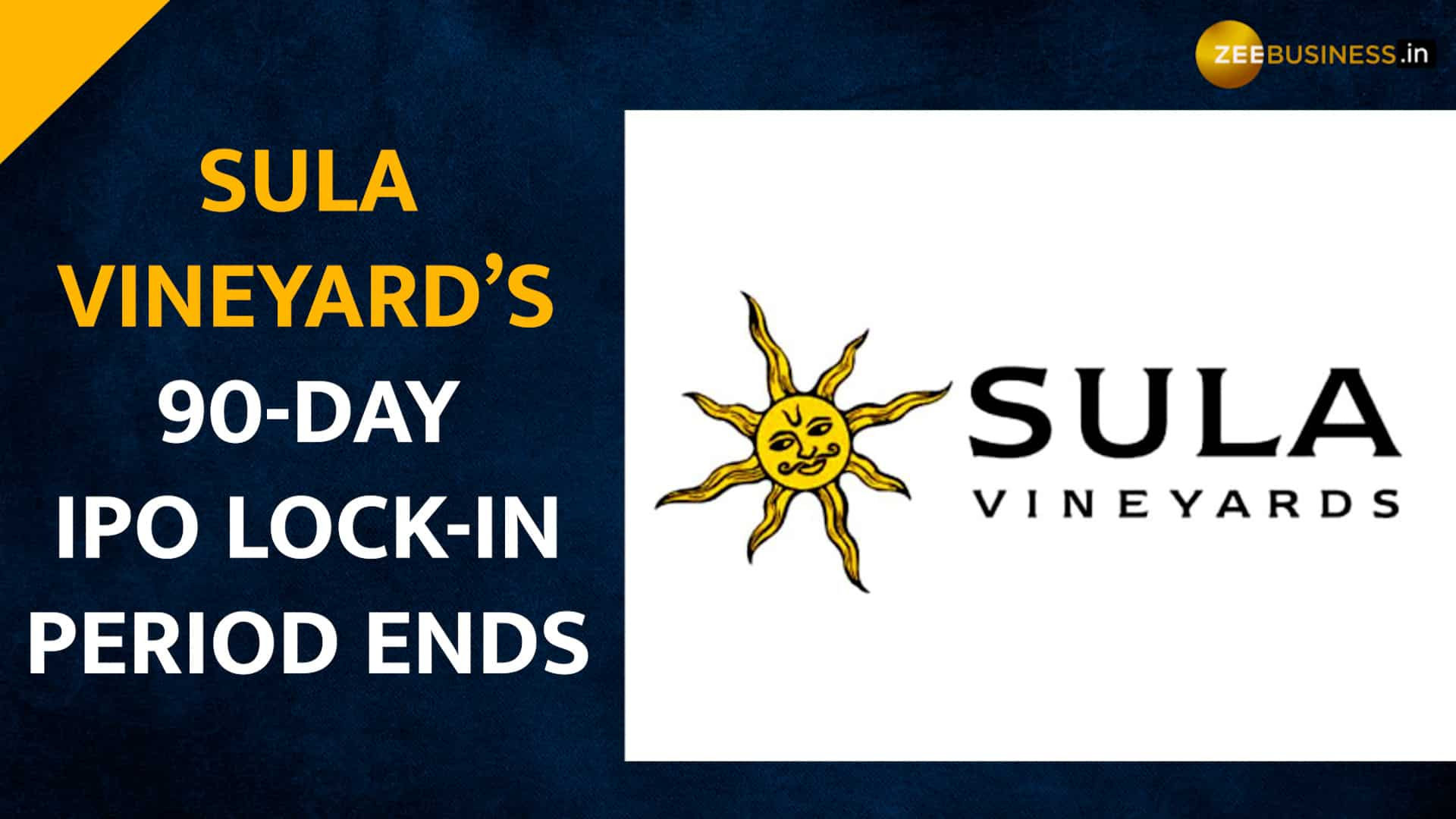 Sula Vineyards Shares Plunge As 90-day Mandatory IPO Lock-in Period ...