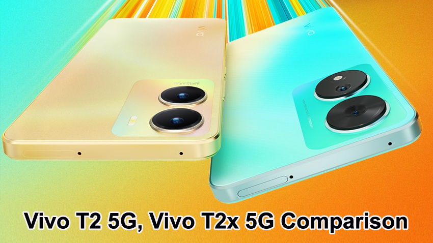 Vivo T2 5G Vs Vivo T2x 5G: Comparison of price, specs and camera features