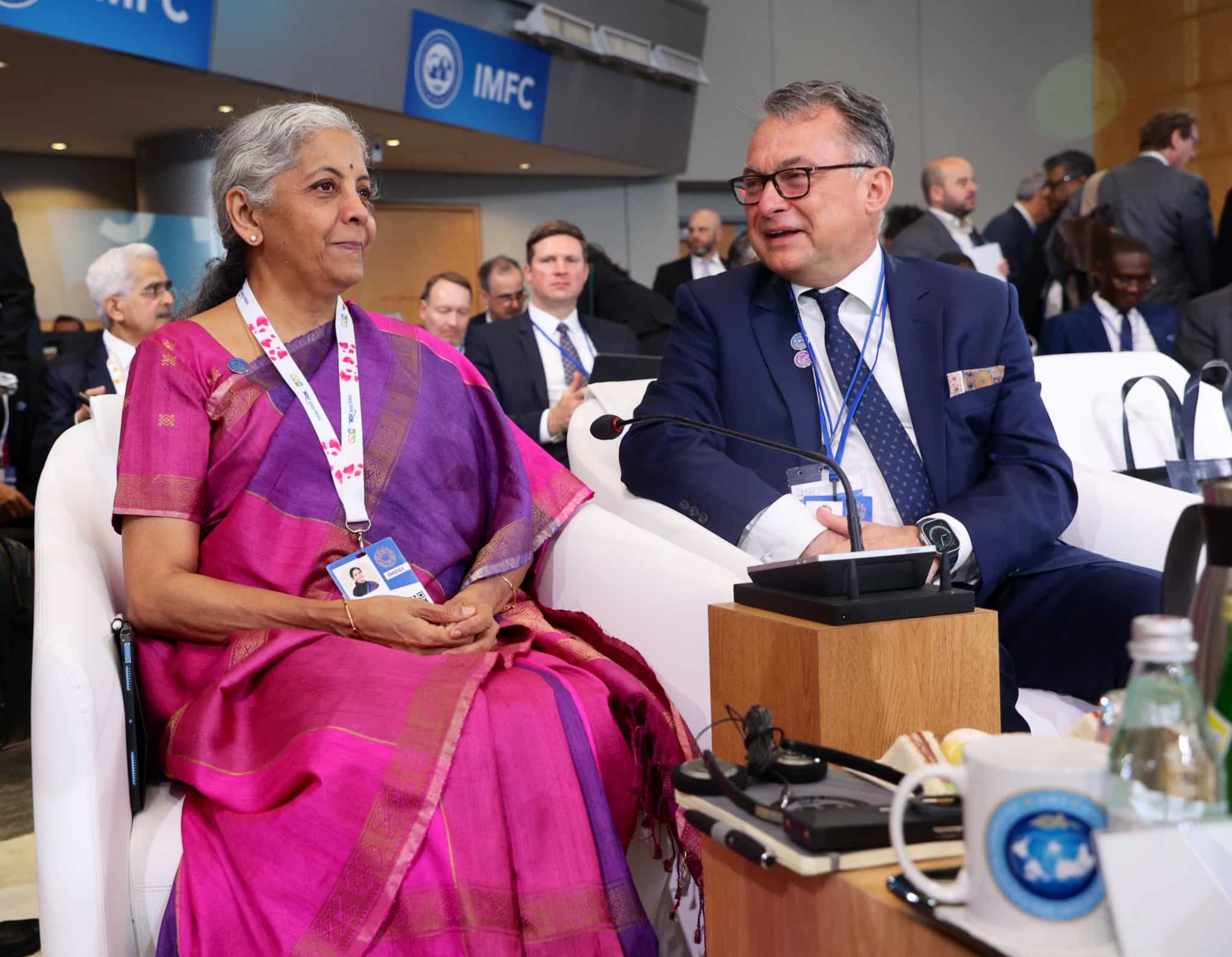 Read more about the article Finance Minister Sitharaman at IMF meet says India projected to grow at 7% in 2022-23
