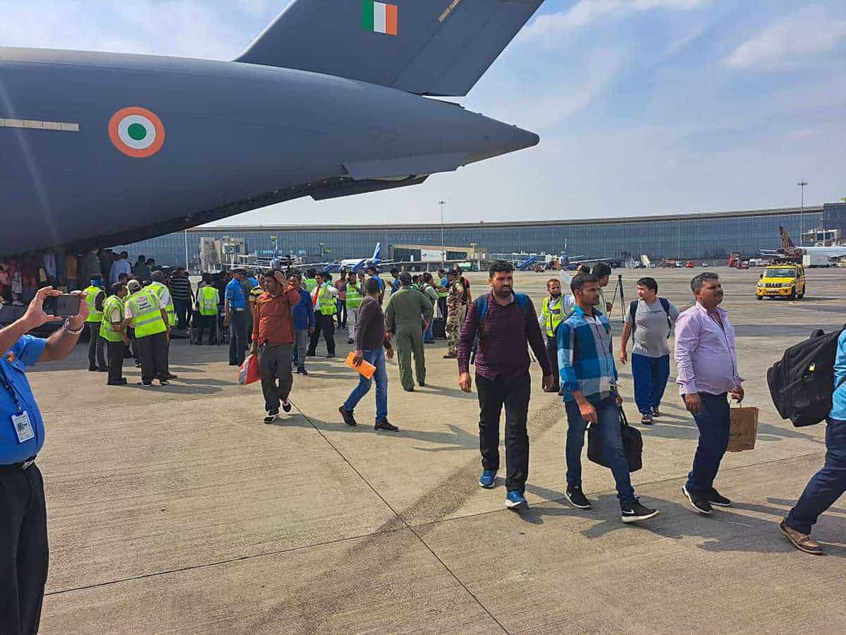 17 Air Force flights, five sorties of Navy ships rescue 3,862 Indians from Sudan - Vimarsana News