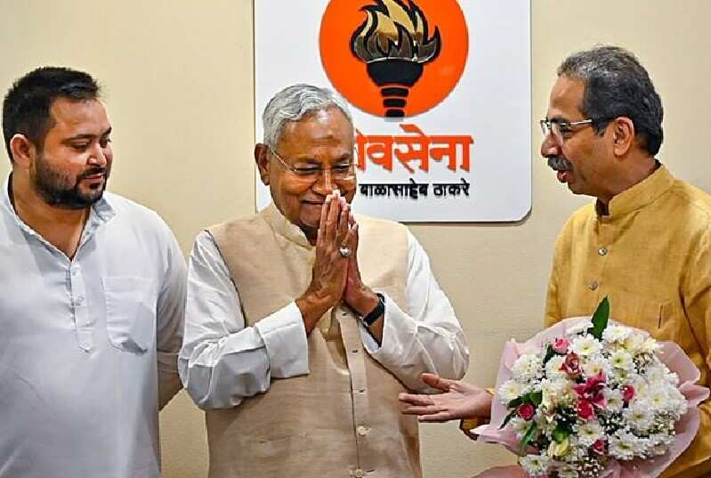 Mumbai Bihar Cm Nitish Kumar Meets Sharad Pawar Uddhav Thackeray Zee Business