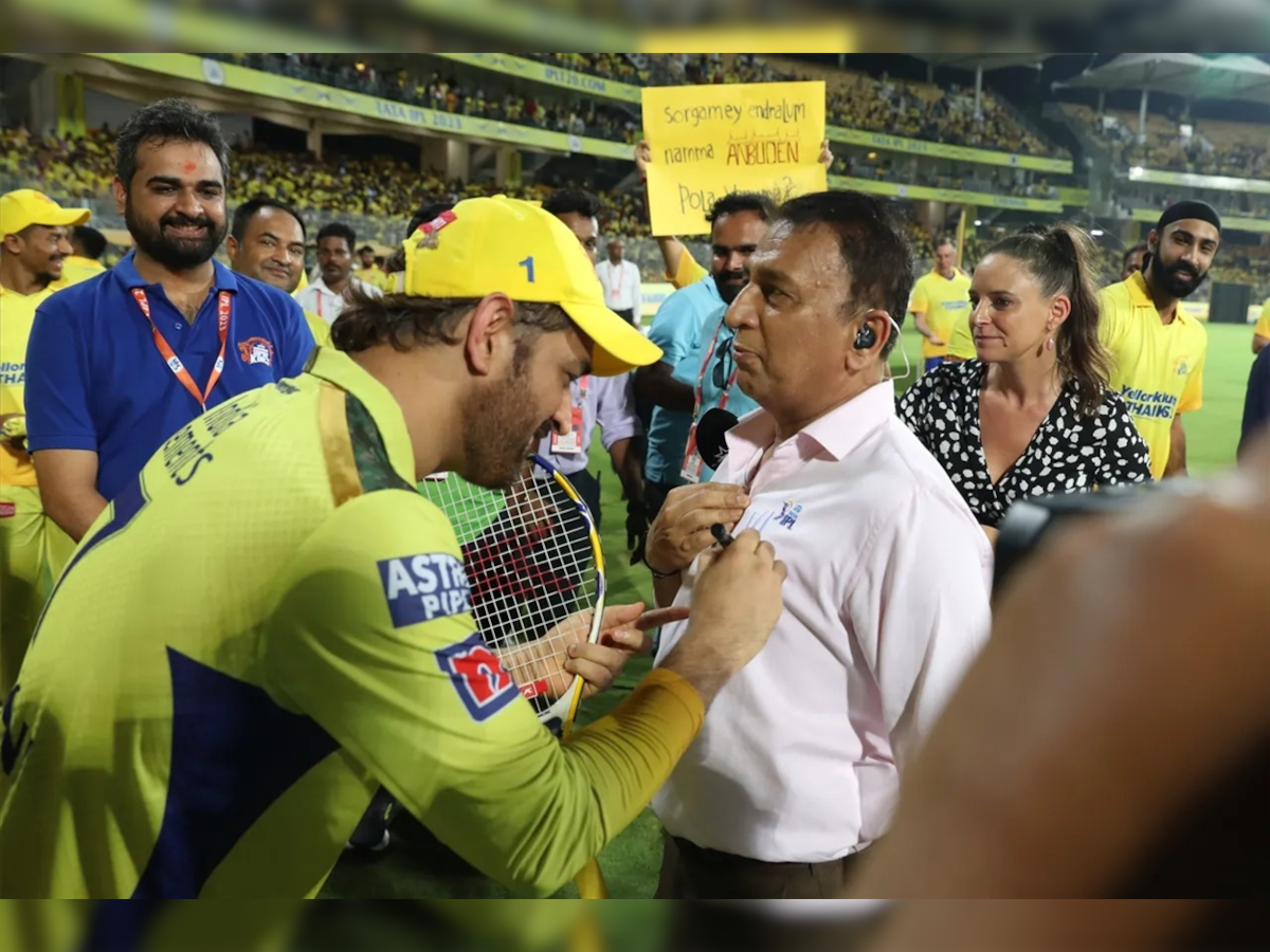 IPL 2023: Why Sunil Gavaskar got emotional when MS Dhoni was giving him autograph?