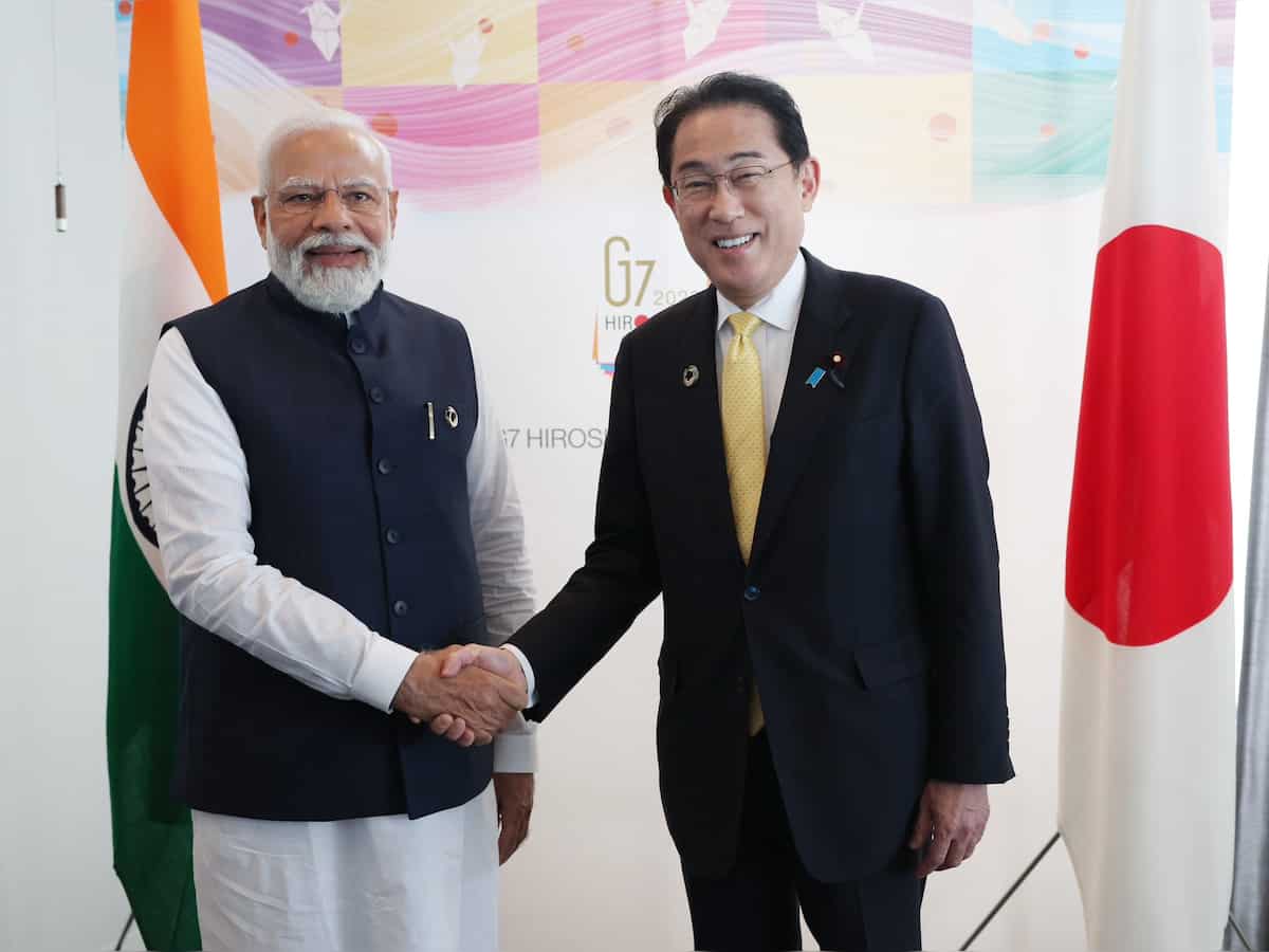 G7 Summit 2023: PM Modi meets Japanese counterpart Kishida; unveils Mahatma Gandhi's bust in Hiroshima