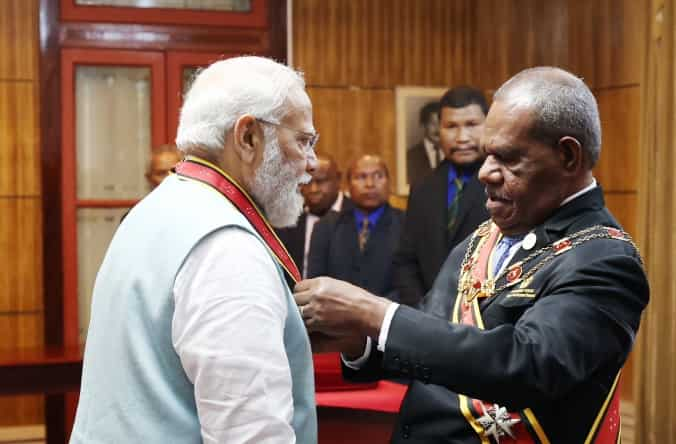 PM Modi Conferred With Papua New Guinea's Highest Civilian Award | Zee ...