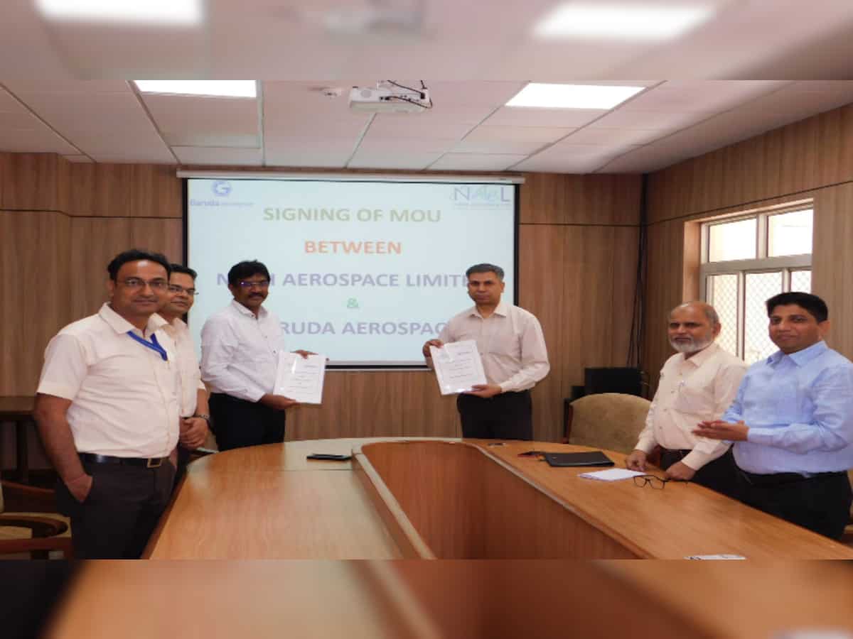 Garuda Aerospace and HAL subsidiary Naini Aerospace join hands to manufacture Make in India drones