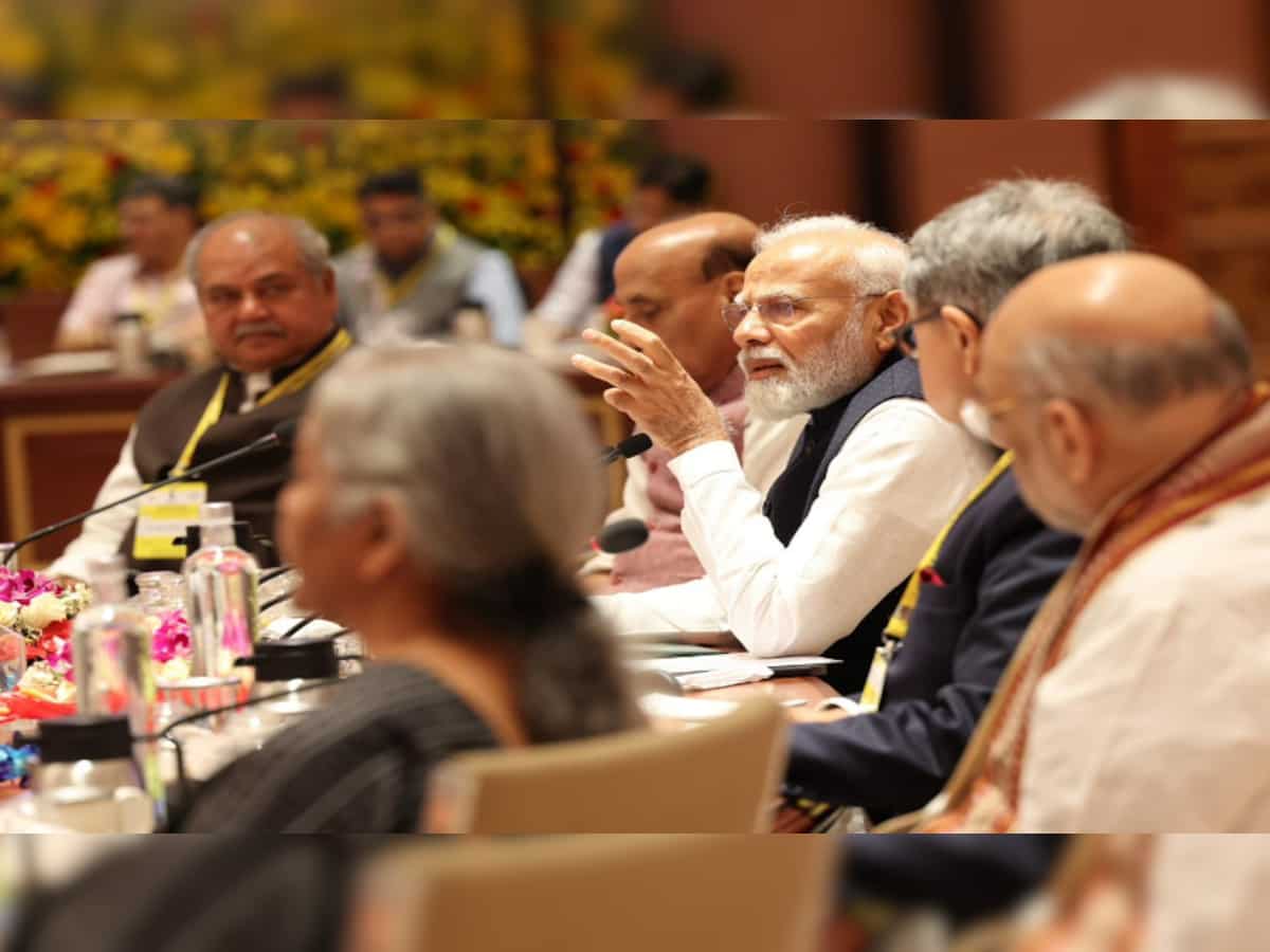States, UTs should work as Team India to fulfil dreams of people for a Viksit Bharat@2047: PM Modi says in Niti Aayog meeting