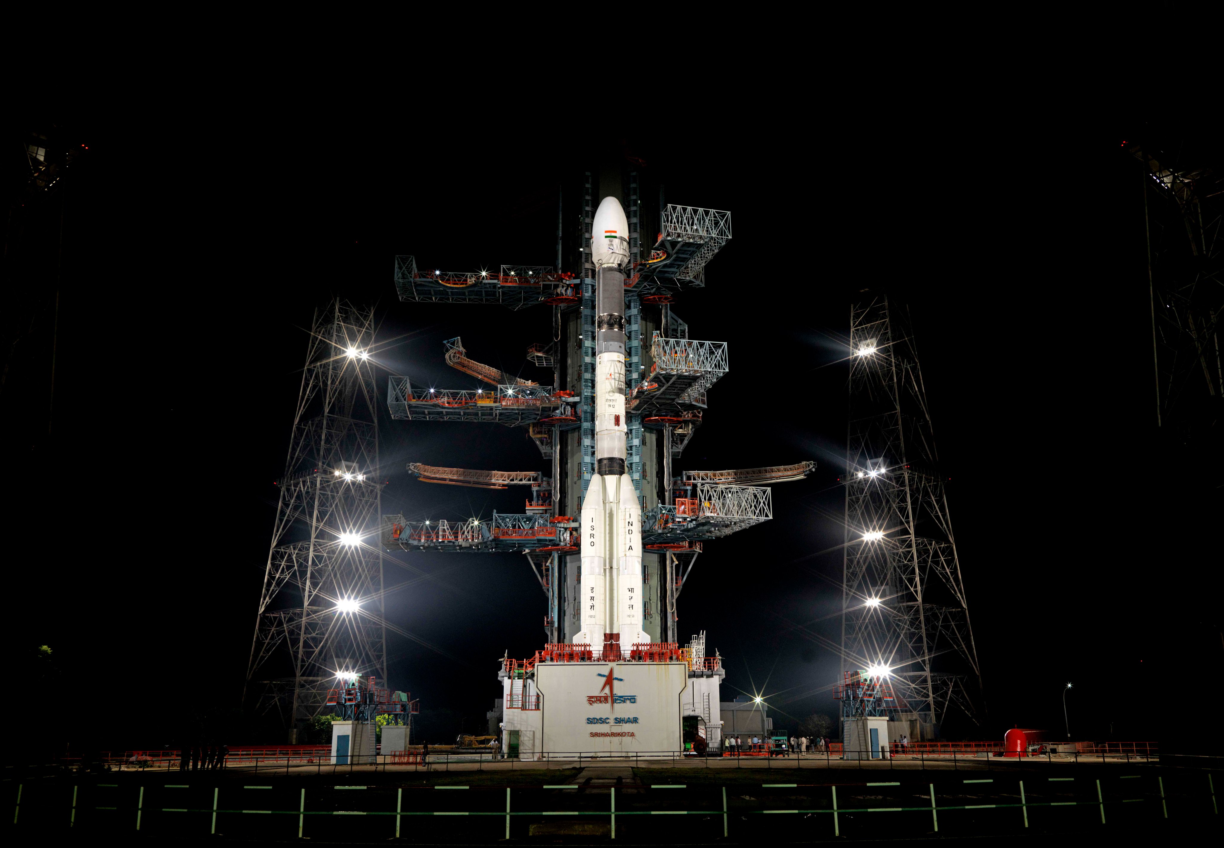 GSLV-F12 carrying navigation satellite NVS-01 lifts-off from Sriharikota