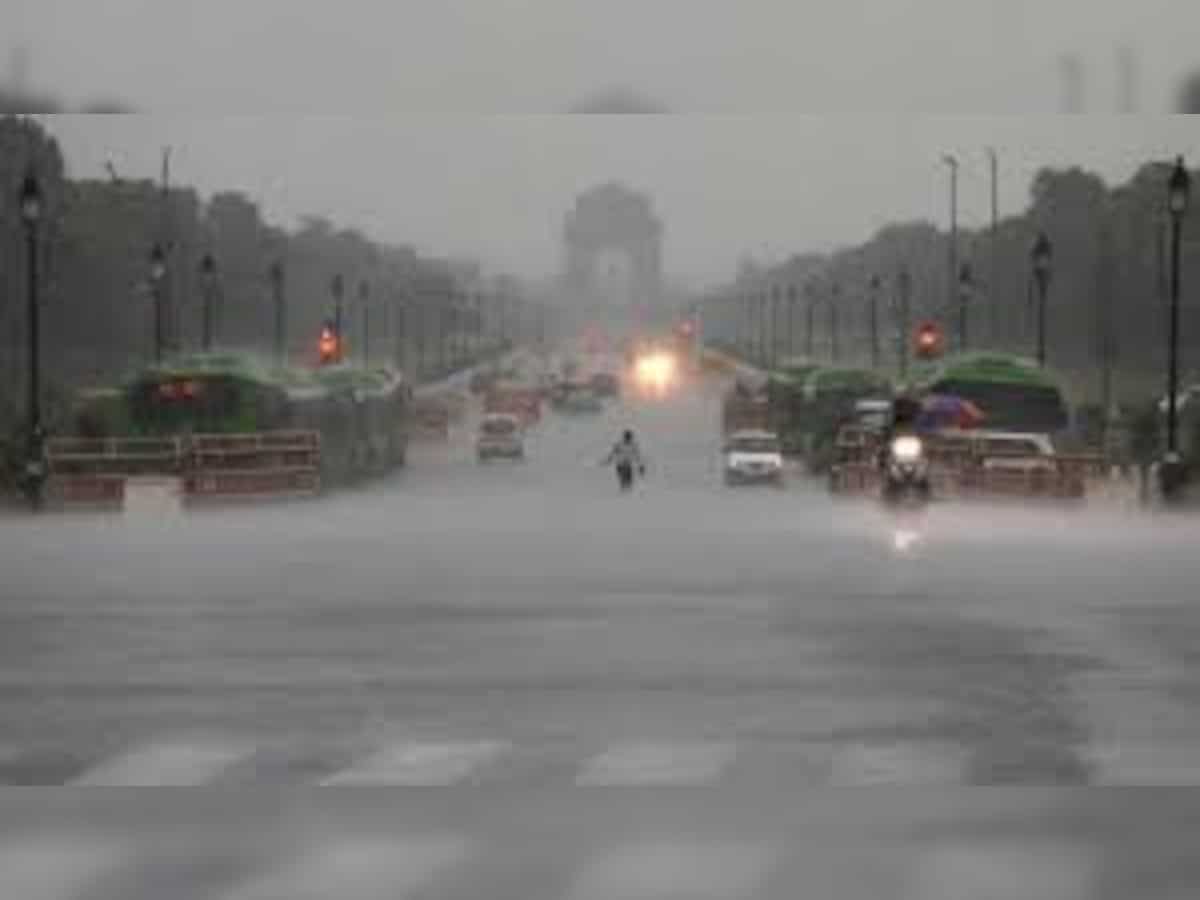 Delhi Weather Today: Thunderstorms, rain hit city; maximum temperature settles five notches below average 