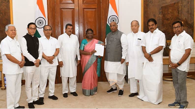 Congress Delegation Urges President Droupadi Murmu To Initiate Judicial Probe Into Manipur Incident