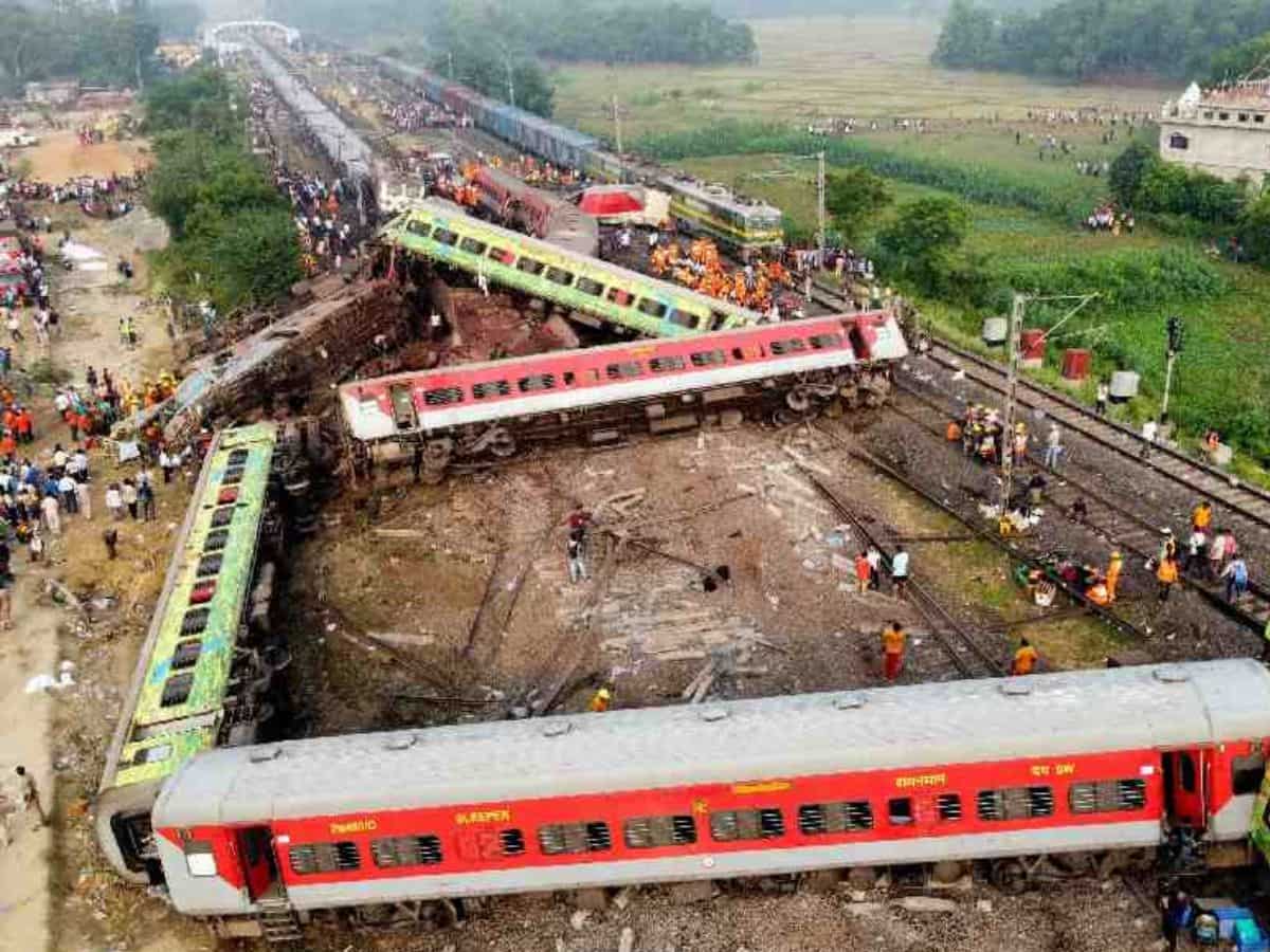 Odisha train accident: First train chugs out of accident affected section in Balasore 