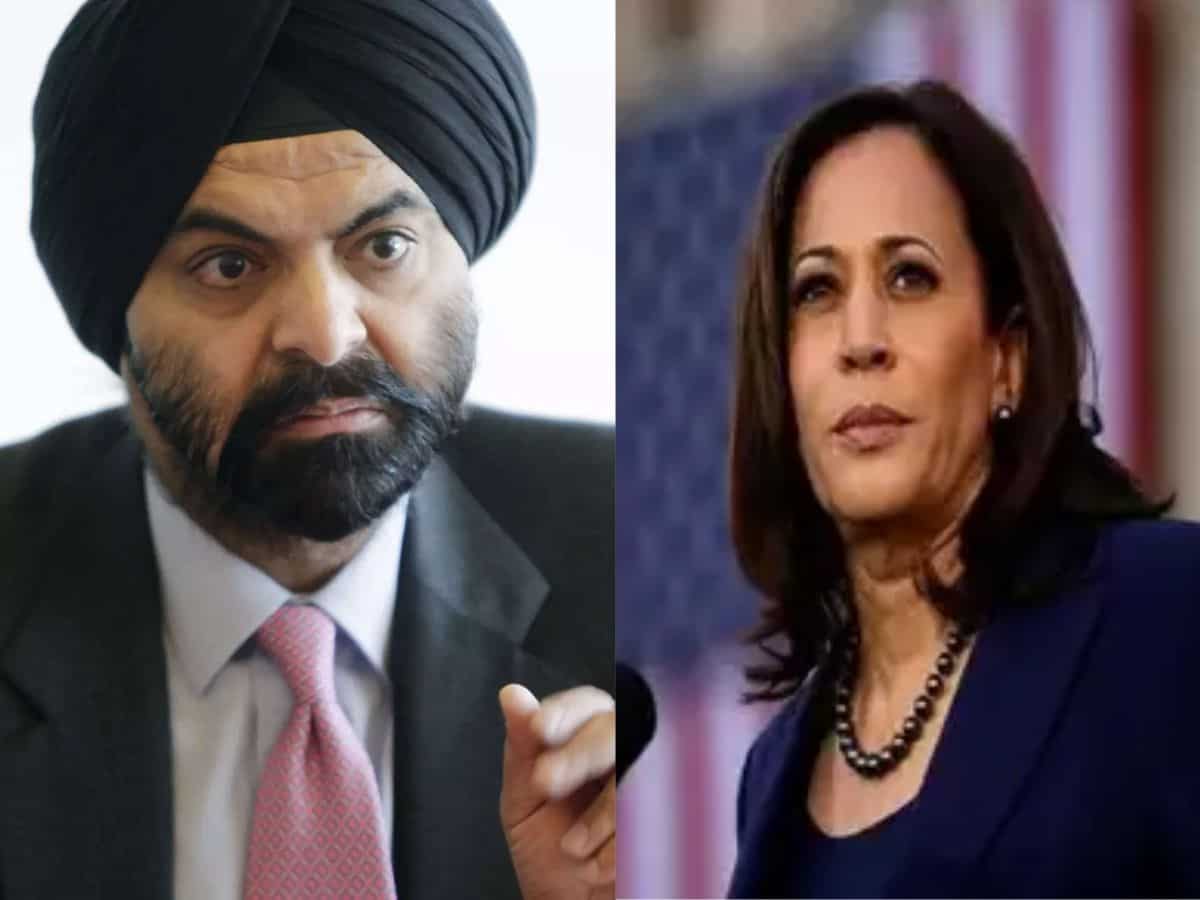 World Bank President Banga meets VP Kamala Harris