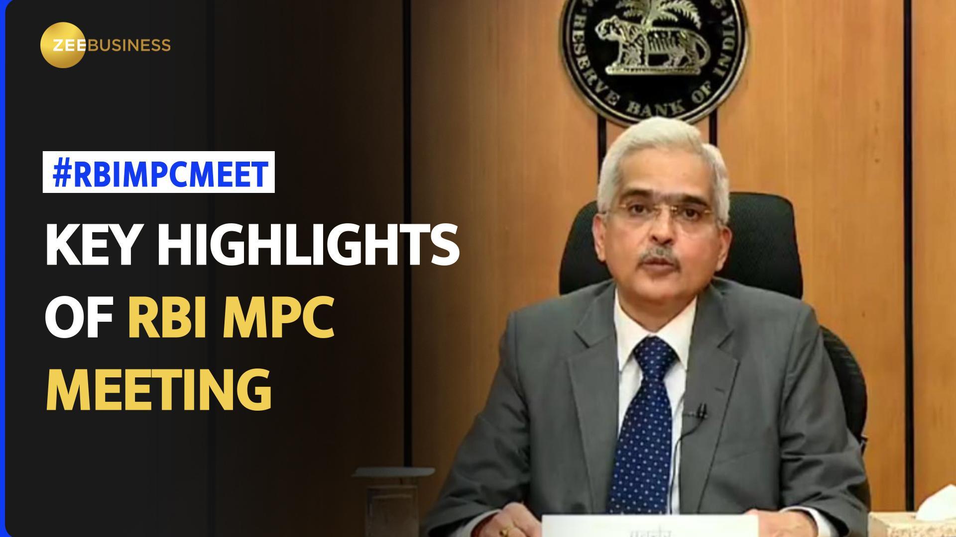 Relief For Home Buyers! RBI MPC keeps repo rate unchanged; maintains withdrawal of accommodation 