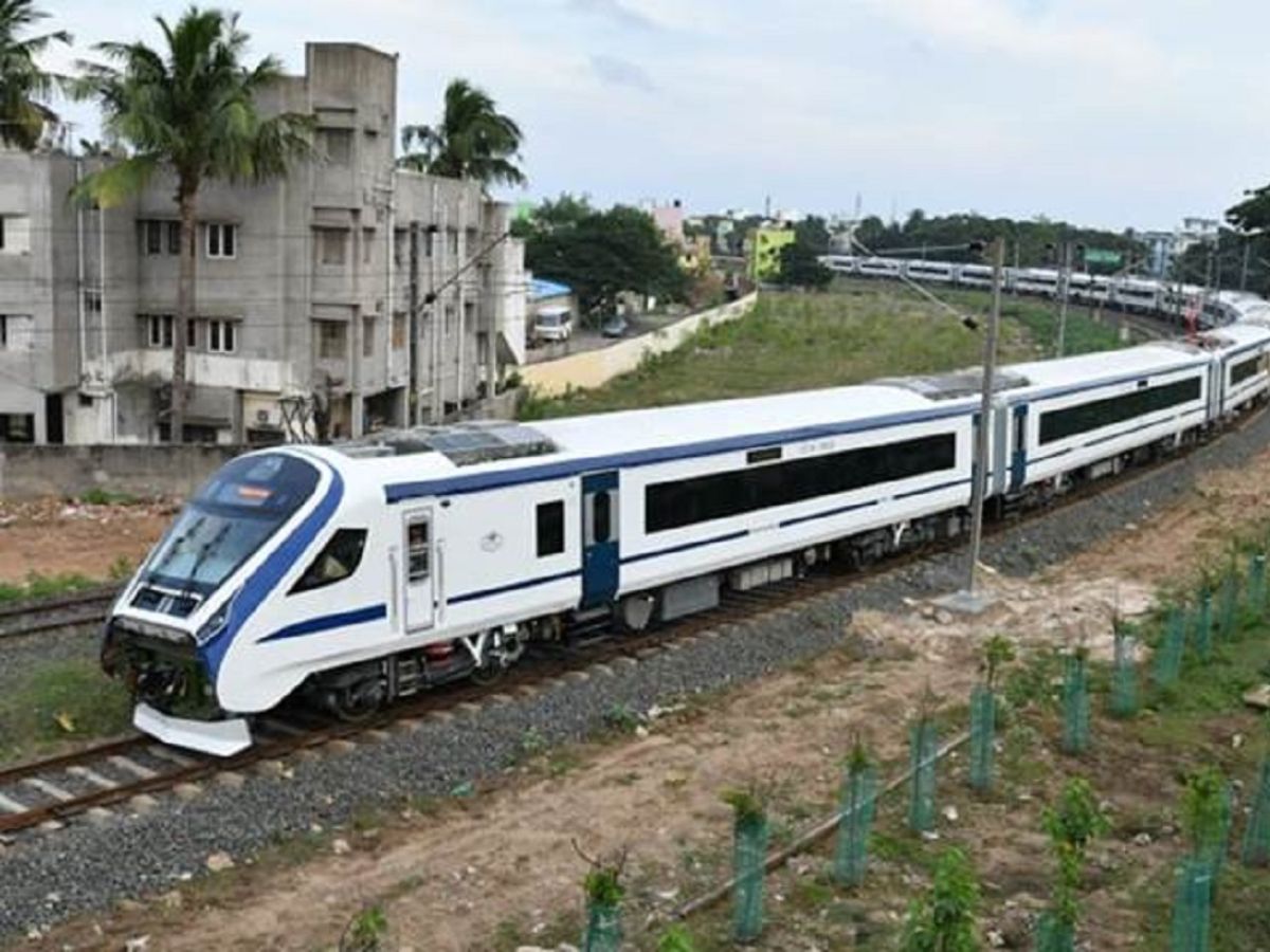 कोडरमा तक पटना-रांची वंदे भारत ट्रेन का ट्रायल रन सफल Trial run of Patna-Ranchi Vande Bharat train up to Koderma successful
