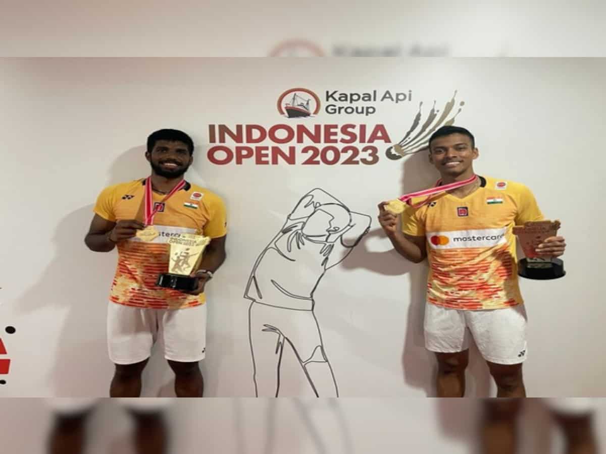 Indonesia Open Badminton: India's Satwik-Chirag script history, beat world champions for men's doubles title