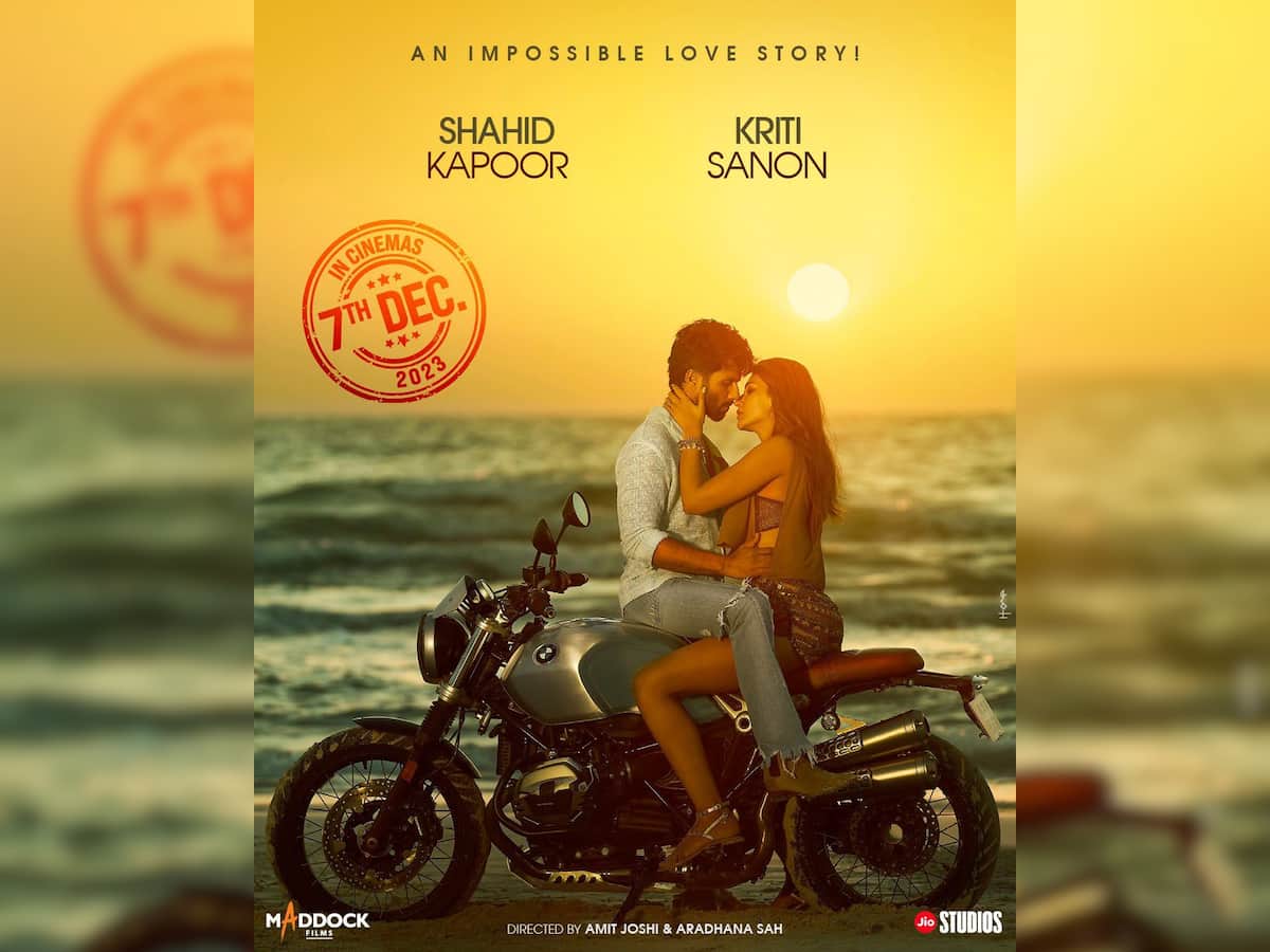 Shahid Kapoor, Kriti Sanon's 'An Impossible Love Story' locked for December 7