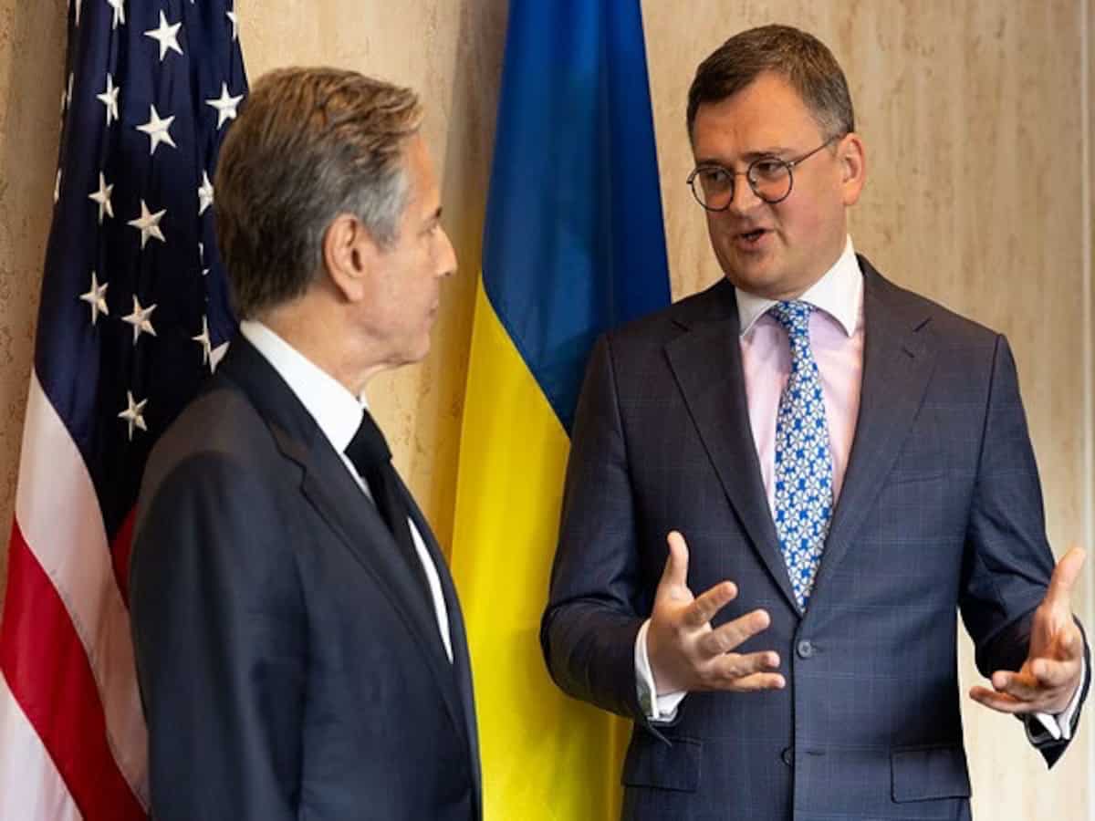 Blinken meets Ukrainian Foreign Minister, underscores support for Kyiv's economic recovery