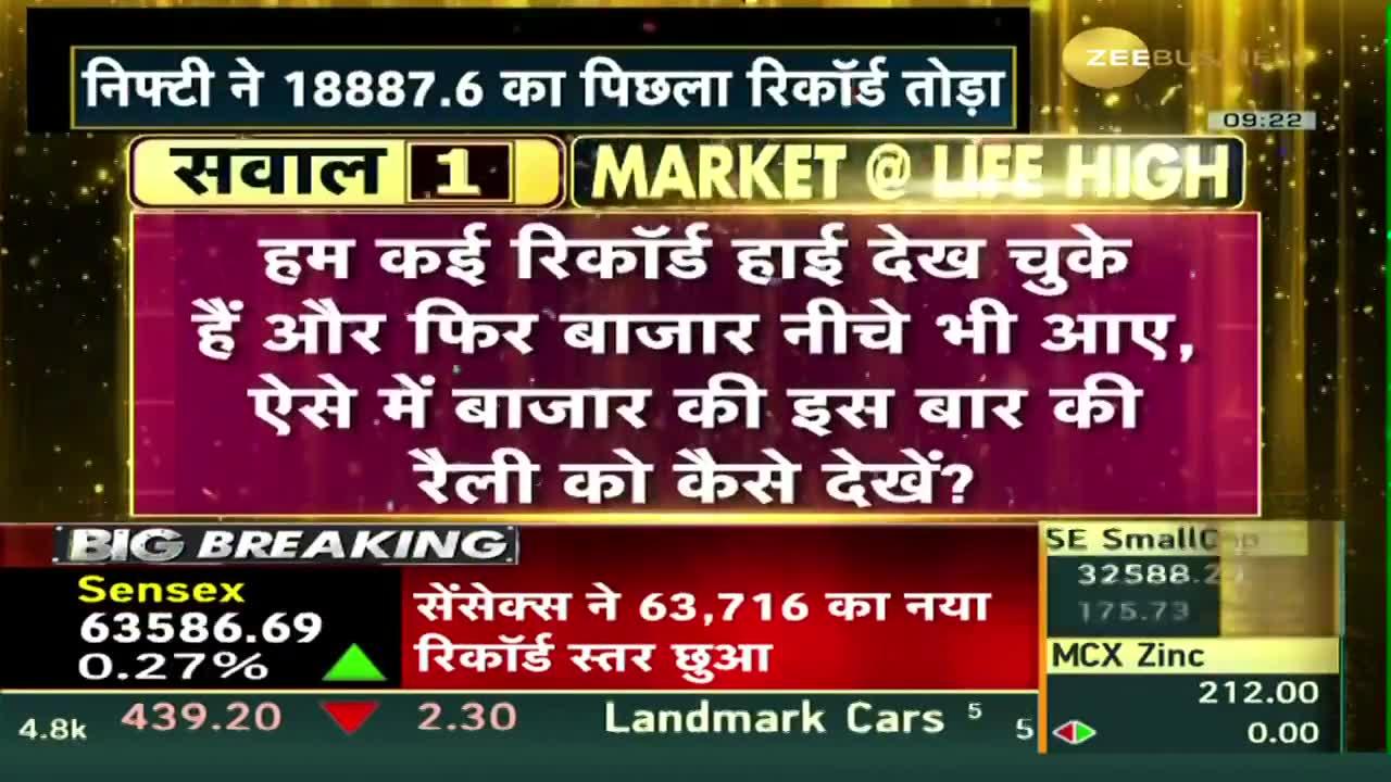 Market At Life High, Strong Boost To India's Growth Story?