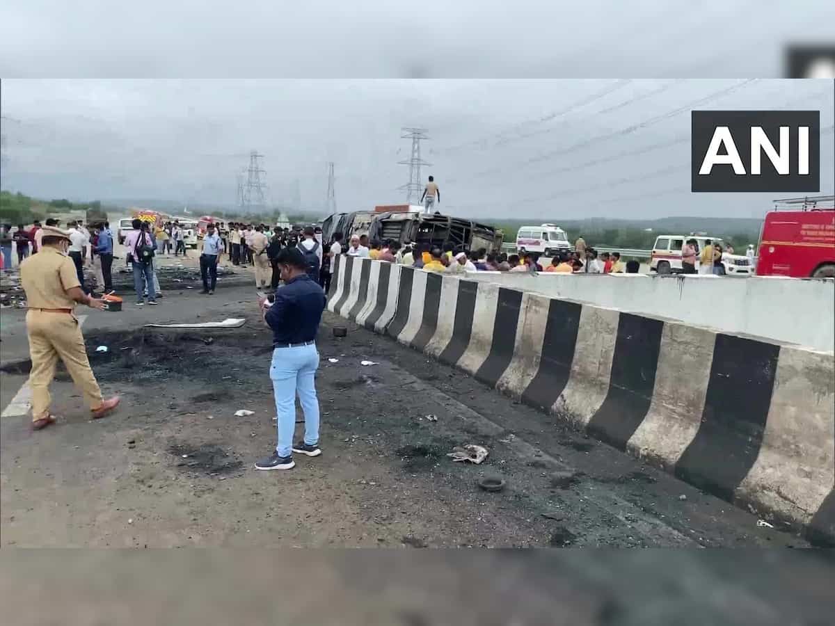 Buldhana bus accident: 25 killed after tyre burst, say Maharashtra police
