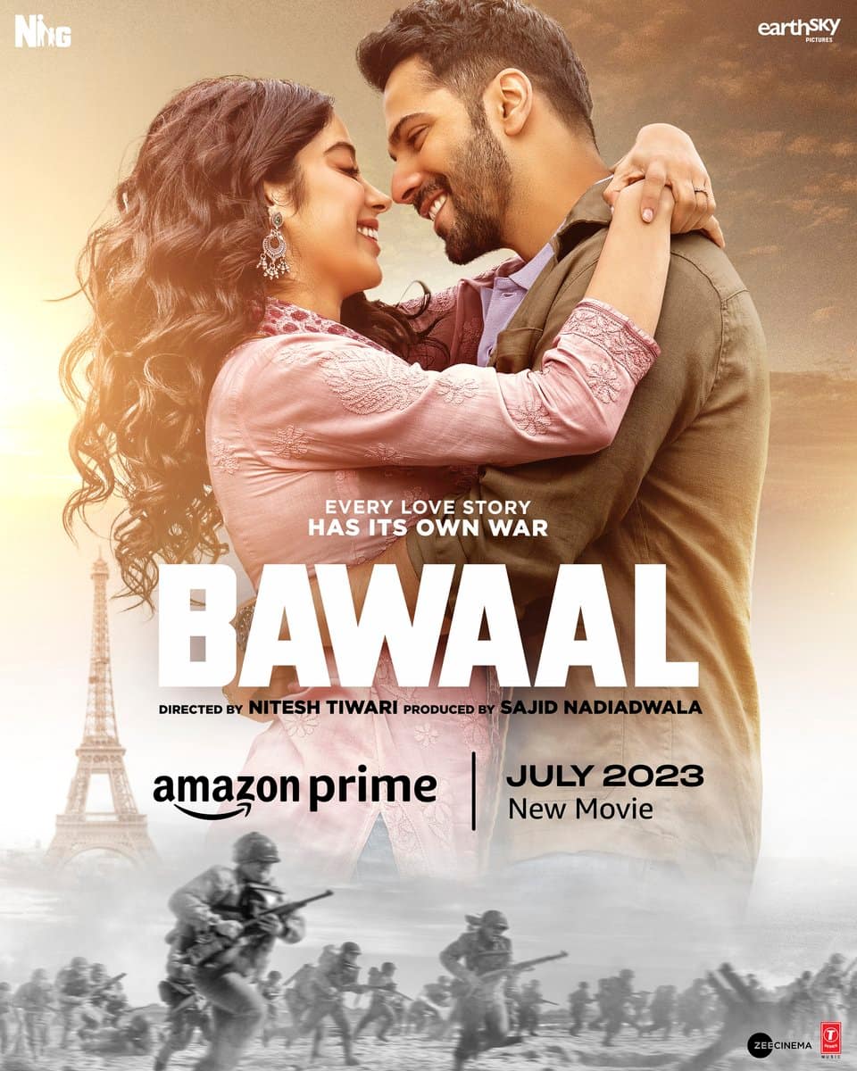 Varun Dhawan, Janhvi Kapoor share still from romantic drama 'Bawaal