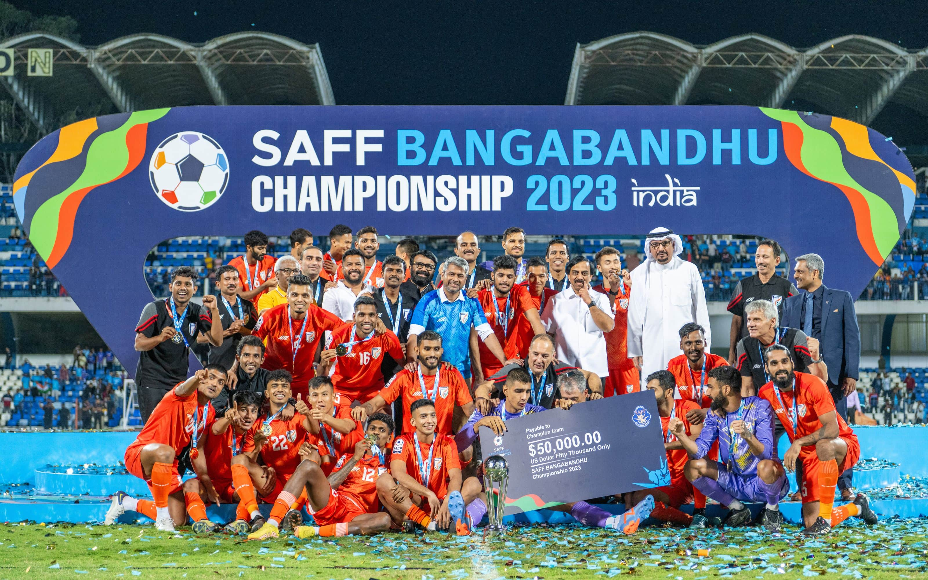 SAFF Championship 2023 PM Narendra Modi congratulates Indian football