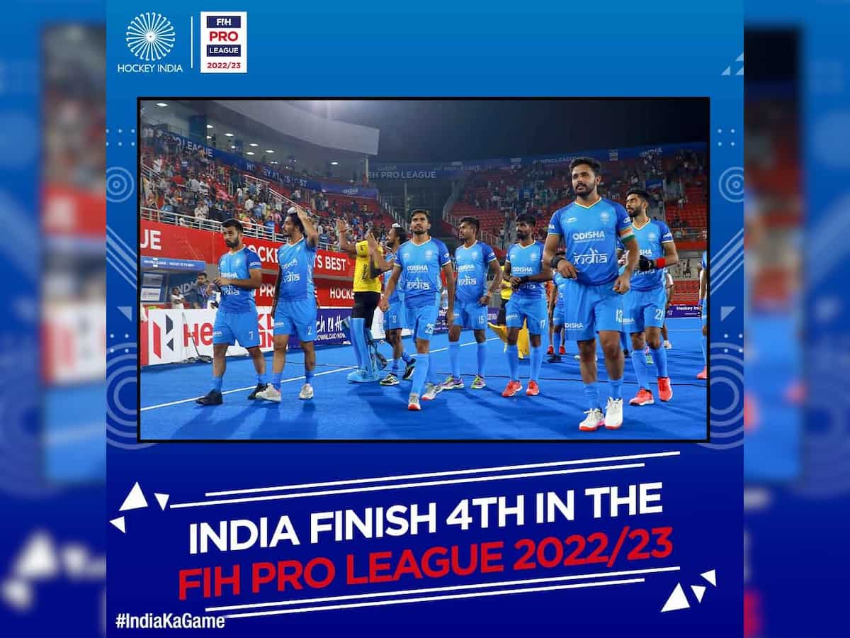 India finish FIH Pro League 2022-23 campaign at fourth position