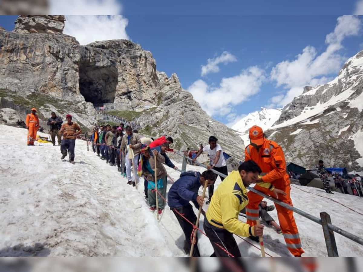 Amarnath Yatra temporarily suspended due to bad weather
