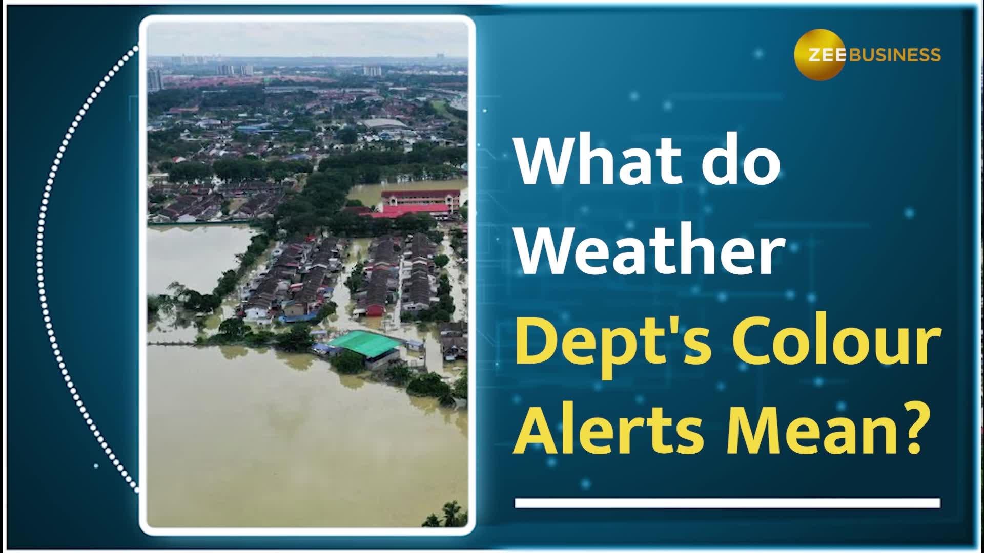What do IMD's colour weather alerts mean? Zee Business
