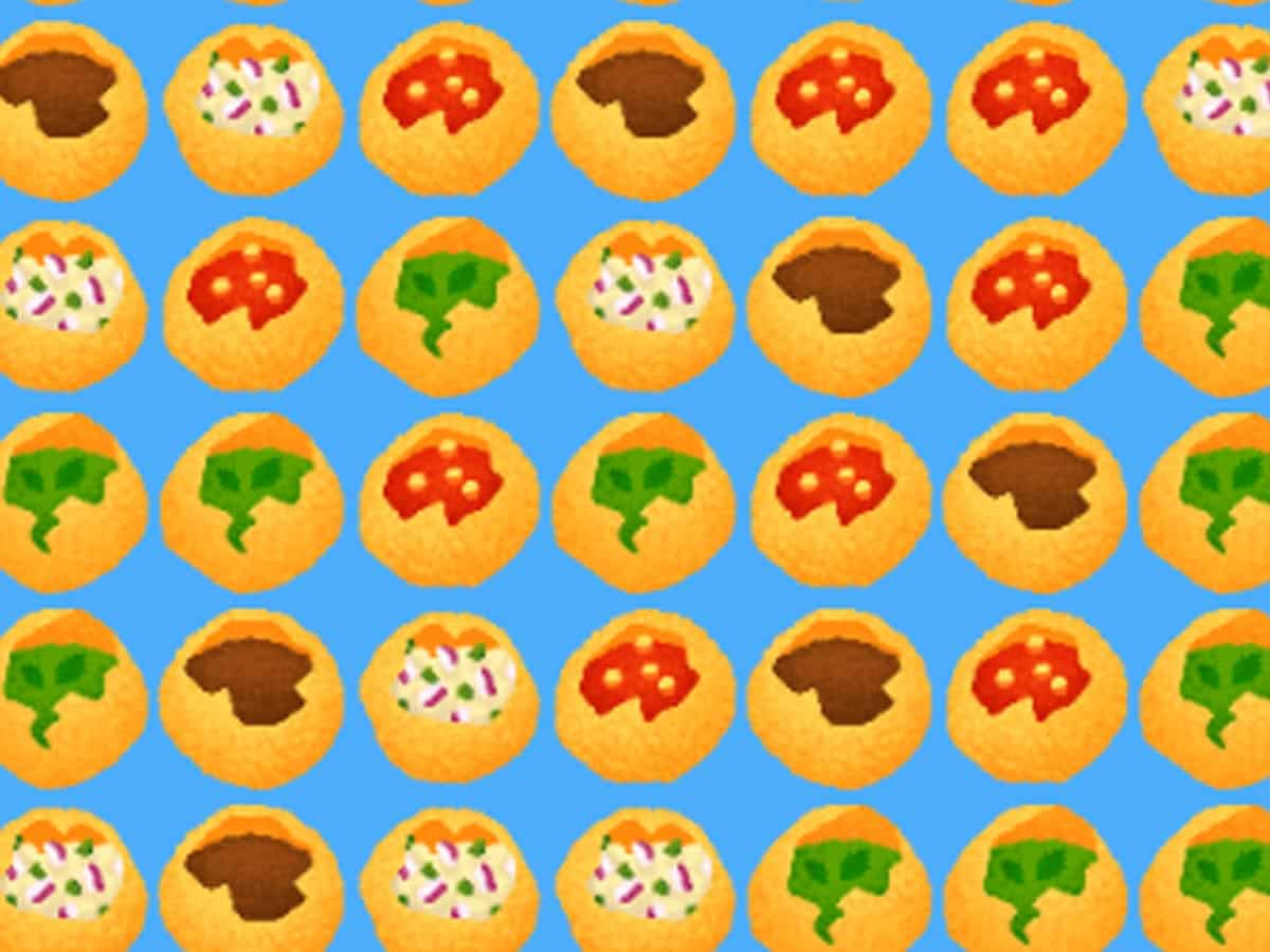 Doodle do dia: jogo do Google homenageia Pani Puri, lanche de rua indiano