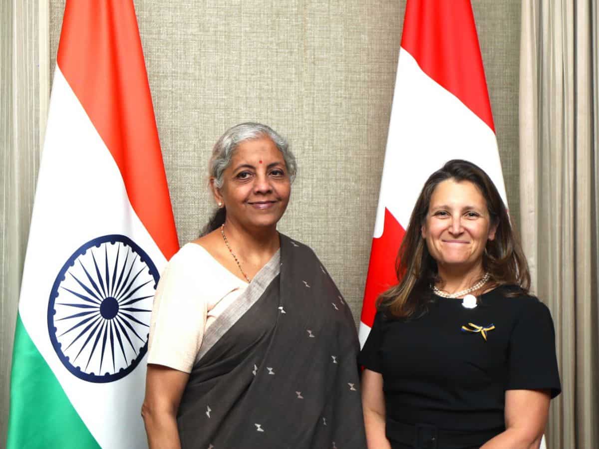 Nirmala Sitharaman discusses trade negotiation progress with Canadian Dy PM 