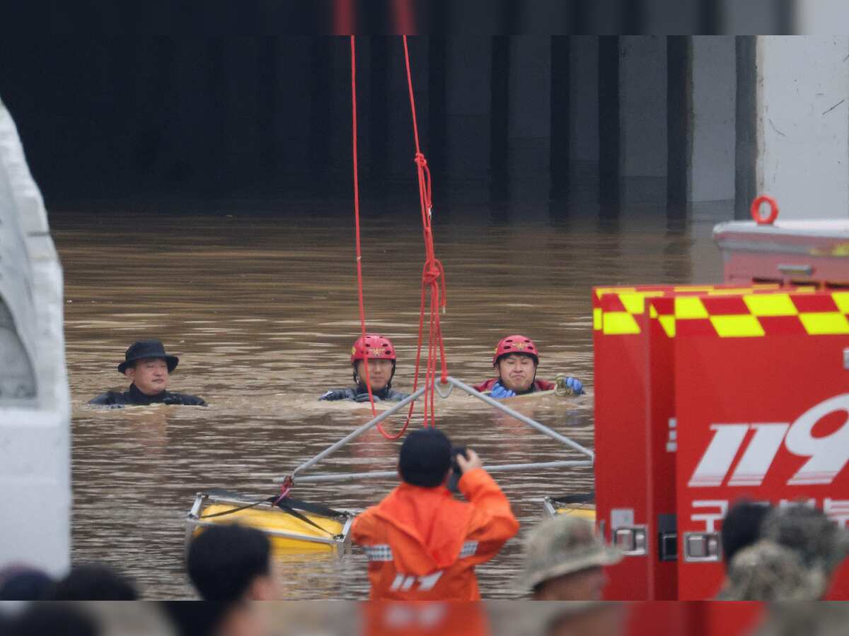 South Korea's death toll from destructive rainstorm grows to 40 as workers search for survivors 