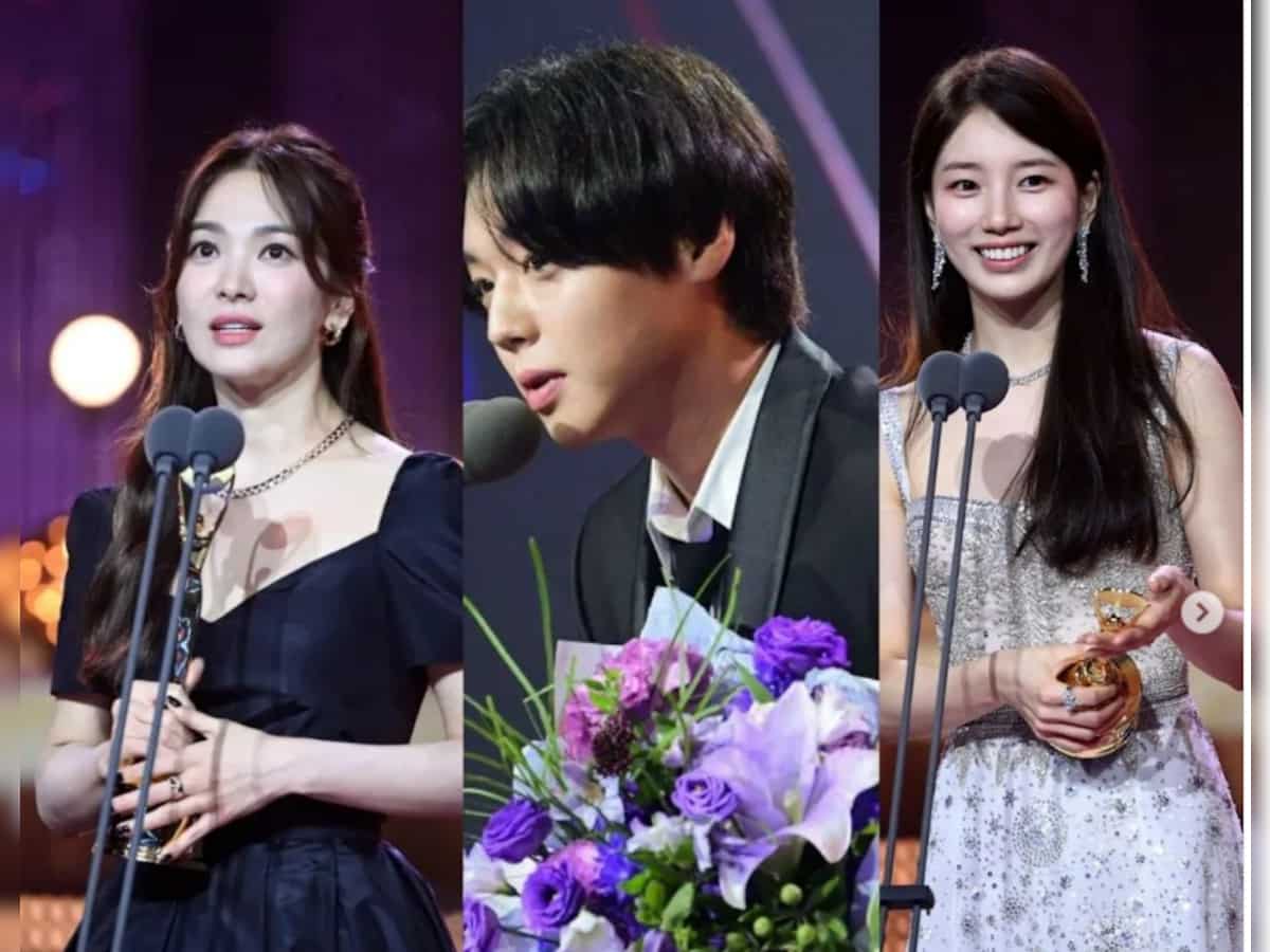 Blue Dragon Series Awards 2023: Song Hye-kyo wins Daesang, Big Bet gets best drama award - Check full list of winners