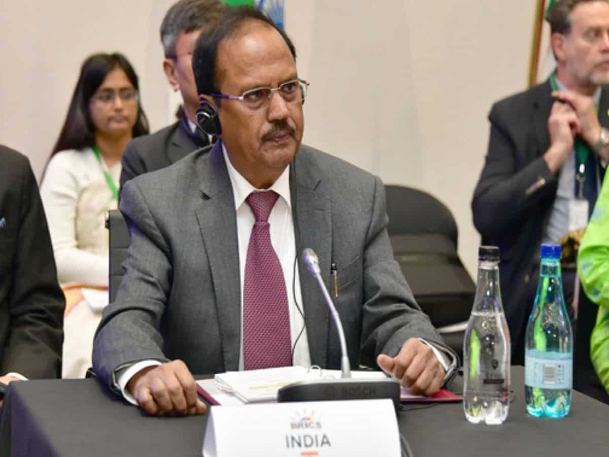 NSA Ajit Doval meets Chinese diplomat Wang Yi on sidelines of BRICS meeting, highlights need to restore peace in border areas