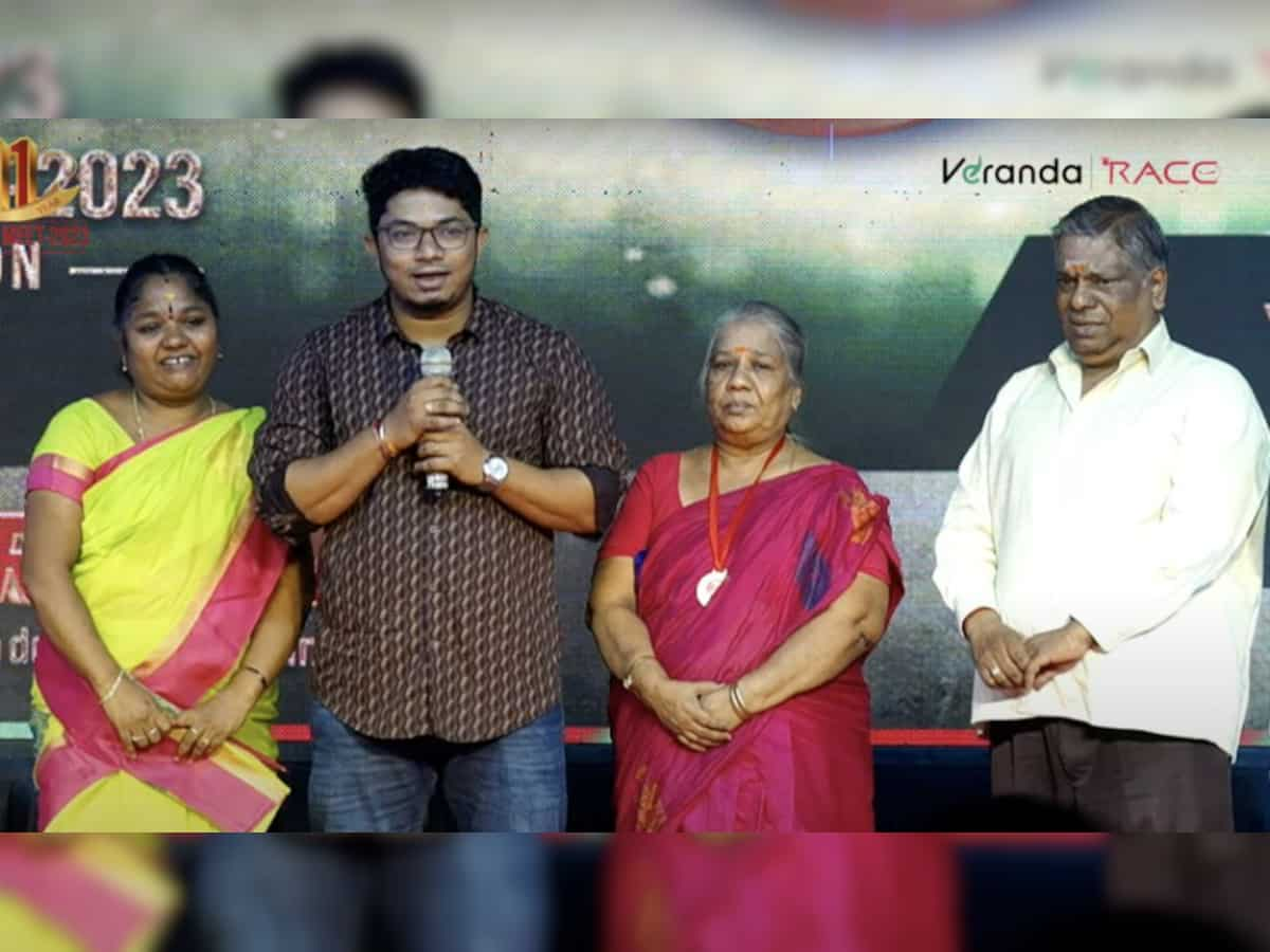 Zomato shares photo of delivery boy Vignesh who cracked Tamil Nadu civil services exam