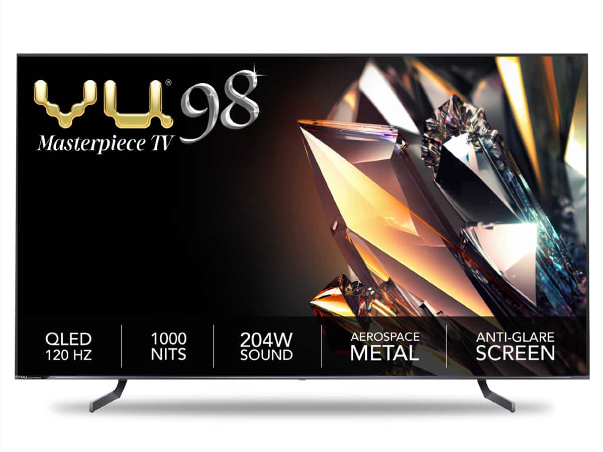 Vu 98 Masterpiece TV launched at Rs 6,00,000 - Check features and other details 